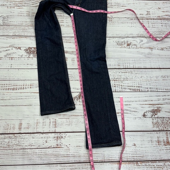 Hudson Women’s size 25 Elle Mid Rise Baby Boot Fole Dark Wash Stretch Jeans - Picture 11 of 14